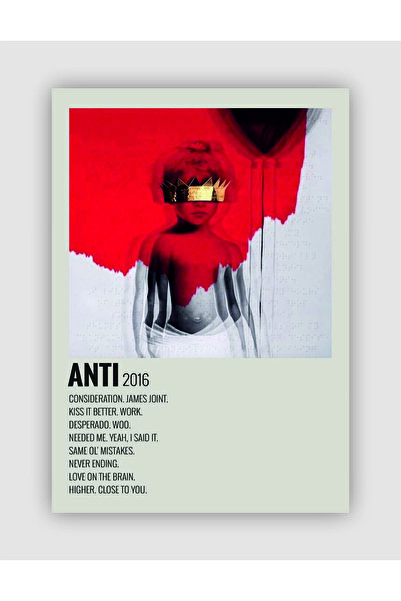 fırsatlar diyarı Rihanna - ANTI Duvar Posteri - Duvar Dekoru - Kalın Kağıt - ...
