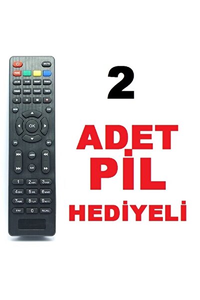 ATA ELEKTRONİK Electromaster Link Mini Hd Uydu Alıcısı Kumandası + 2 PİL 999