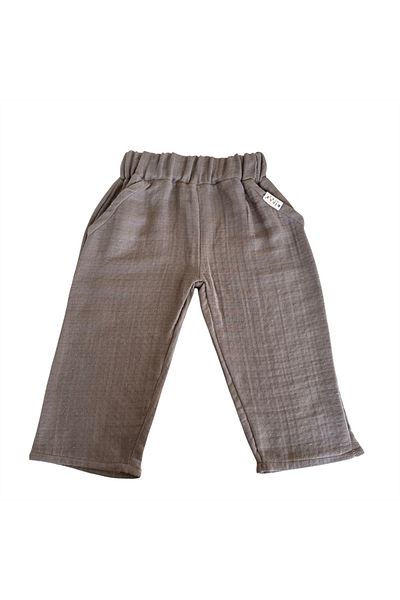 Kirazkids Muslin Brown Trousers