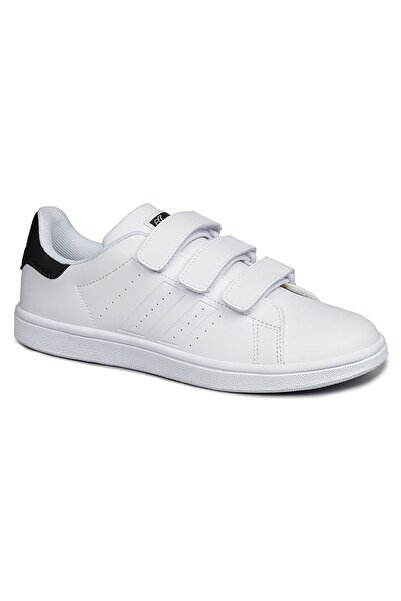Jump 28711 Beyaz - Siyah Kadın Sneaker Günlük Spor Ayakkabı
