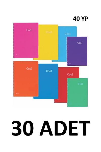 KESKİN COLOR 30 buc. Caiet A4 Cool Spiral cu 40 de coli