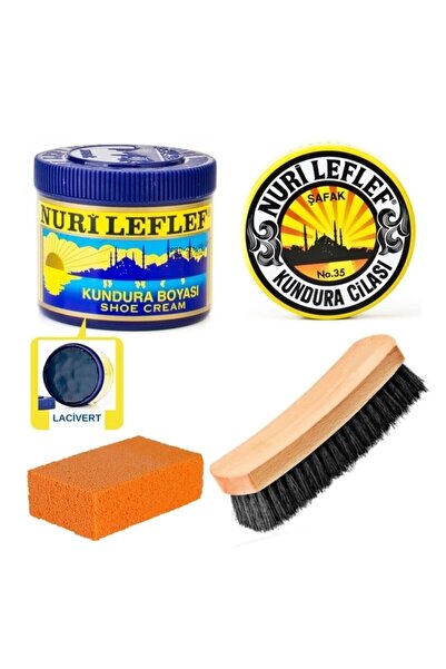 nurileflef 4 Parça Ayakkabı Bakım Boya Seti