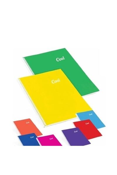 KESKİN COLOR 60 Pieces A4 Cool Spiraled 40 Sheets Lined Notebook