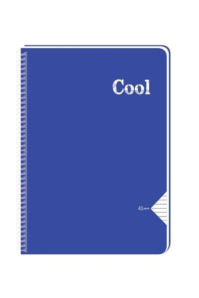KESKİN COLOR 60 Pieces A4 Cool Spiraled 40 Sheets Lined Notebook