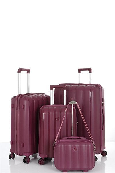 MÇS Mçs Polipropilen 4'lü Valiz Seti V305