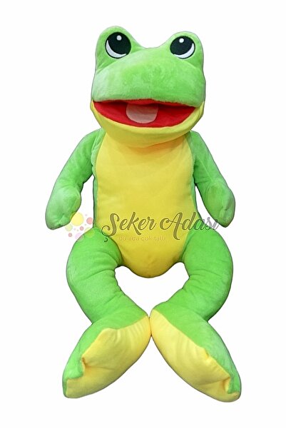 Şeker Adası Yumuşacık Dev Kurbağa Peluş Oyuncak Büyük Boy Özel Kaliteli Kumaş