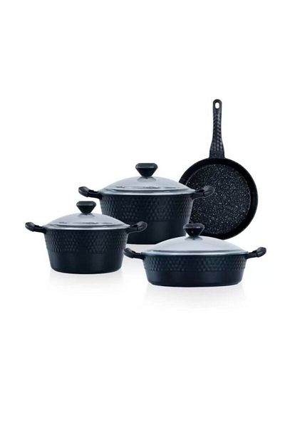 ACAR Plus Diamente Pot Set 7 Pieces