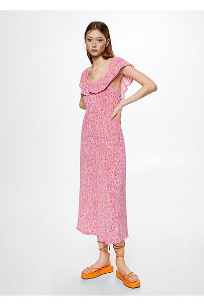 MANGO Floral Φόρεμα