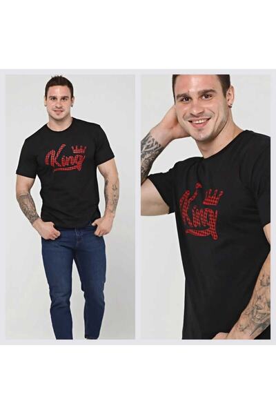 Moda Clubu Men's King T-shirt (There is a women's version, you can combine it in pairs)