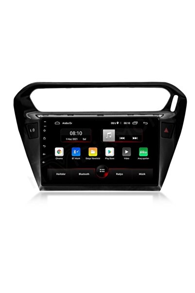 ClasKing Peugeot 301 Black 2 Gb Ram 32 Gb Hafıza Androıd Multımedıa Teyp Cks3...