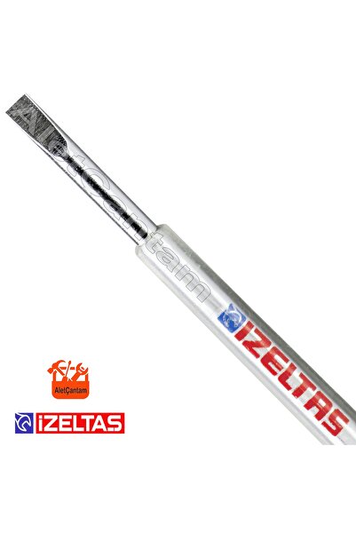 İzeltaş Elektrik Kontrol Kalemi Düz Uçlu Uzun Boy 190 Mm