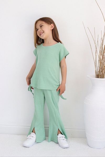 le petit sole Girl's Freda Bottom-Top Set