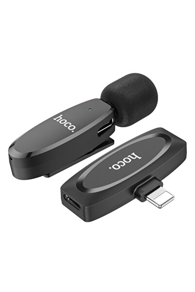 m.tk moveteck L15 Lightning Apple İphone Kablosuz Mikrofon Dijital Yaka Mikrofonu Enstrüman Video Kaydı Röportaj