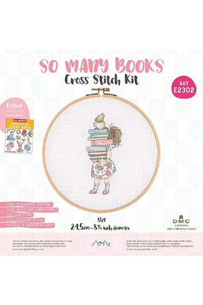 LİLYHOBBYLAND Cross Stitch Wooden Pulley Kit 21.5 cm