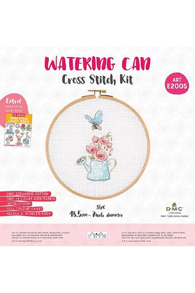 LİLYHOBBYLAND Cross Stitch Wooden Pulley Kit 18.5 cm