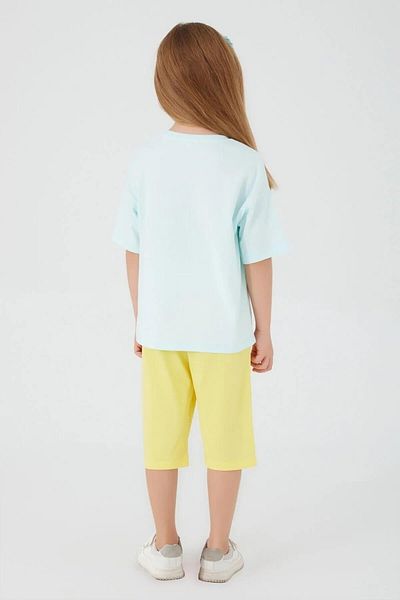 U.S. Polo Assn. Baza. Set capri pentru fete Polo Assn 1401 Round Font Color