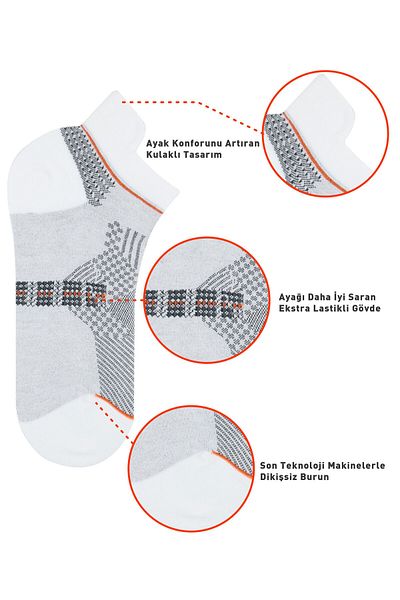 DAYCO Κάλτσες Premium Seamless Eared Bamboo Super Booties