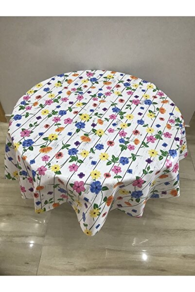 yukselhalimefrusat مفرش طاولة مبطن دائري