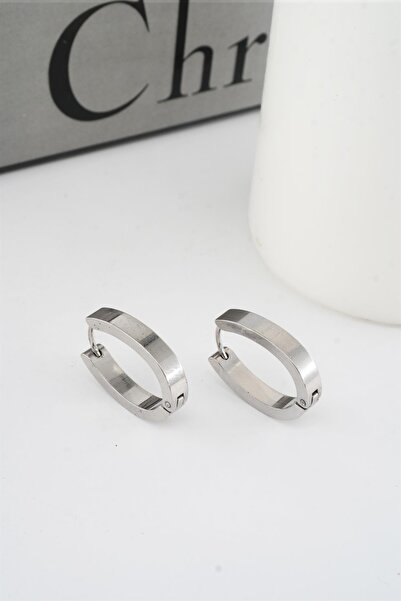 By Zeyna Aksesuar أقراط نسائية من الفولاذ المقاوم للصدأ 316 لتر مقاس 2.5 سم ع...