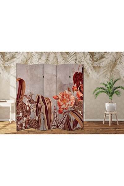 dbsanat Doğa Temalı Özel Tasarım Paravan Room Divider 180 x 200 cm