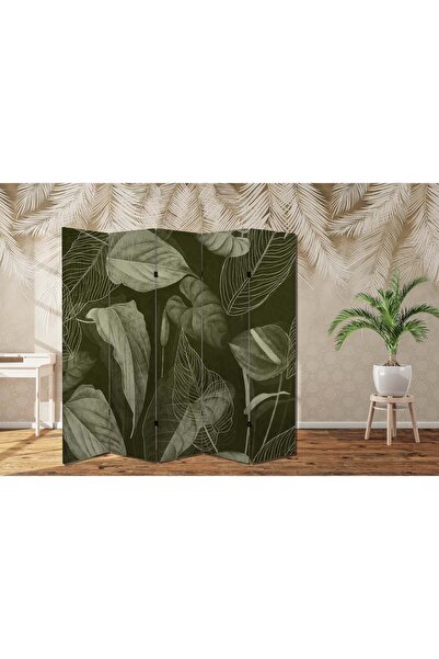 dbsanat Doğa Temalı Özel Tasarım Paravan Room Divider 180 x 200 cm