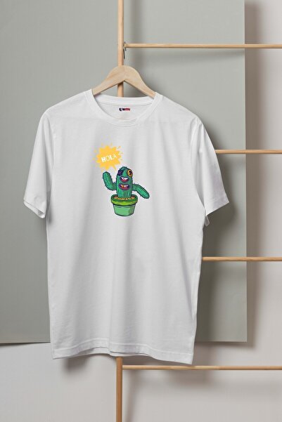 HOBİMOBİ Hola Cactus Design Ženska majica sa printom