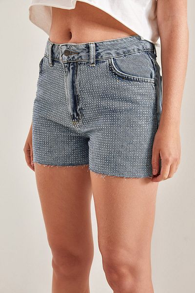 Bianco Lucci Pantaloni scurti din denim Stone de damă
