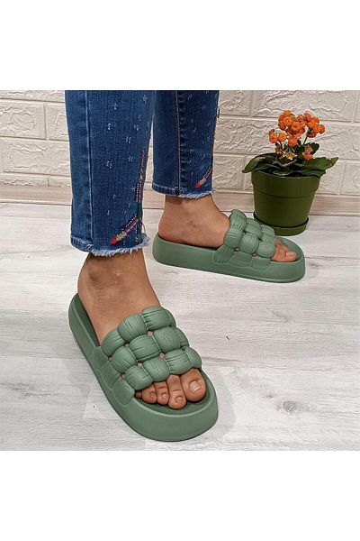 Sonimix 0127 Mint Green Lightweight Comfortable Daily Pool Beach Women's Slippers