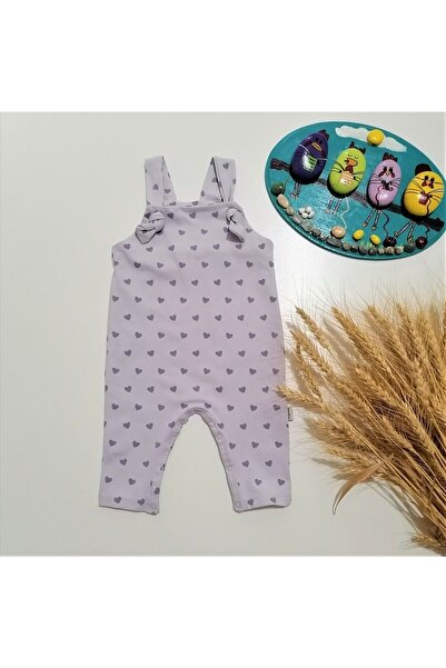 ÖZLEM BEBE Lila Kalpli Salopet