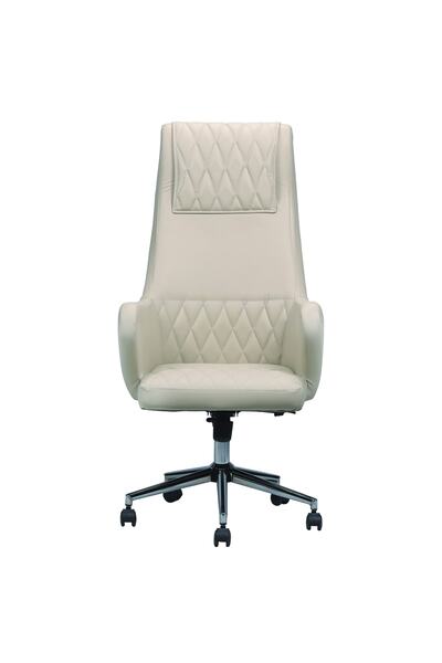 Herkese Mobilya Oldea Bej Rengi Makam Koltuğu Ofis Koltuğu Büro Koltuğu Bilgi...