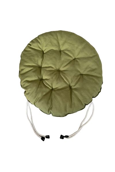REMEGE 4 PCS 40X40 Cm Round Stool Cushion - Chair Cushion - Pouf Cushion