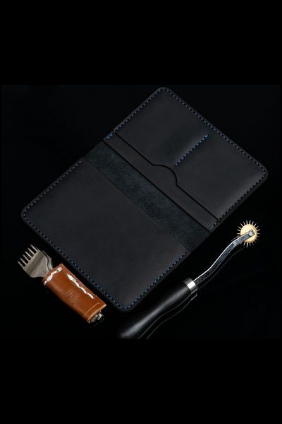 Lost Slope Leather Passport Wallet - Real Leather & Handmade