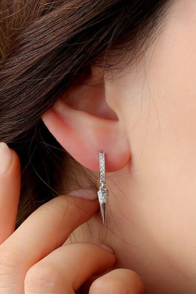 Silvano Jewelry 925 Ayar Gümüş Elegant Küpe