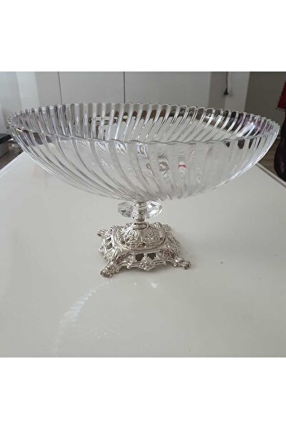 AlyaHomeAksesuar Döküm Ayaklı Salata Salata Kasesi