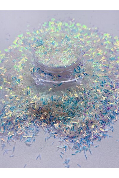 Sirius Hobi Epoksi Reçine Tinsel Blue Tırnak Makyaj Chunky Glitter 8 gr Hologramlı Sim 2x4gr Kutulu