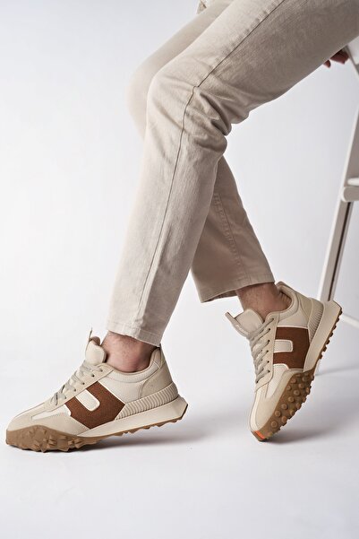 Freemax Unisex Orthopedic Sneaker Sports Shoes Beige Tan