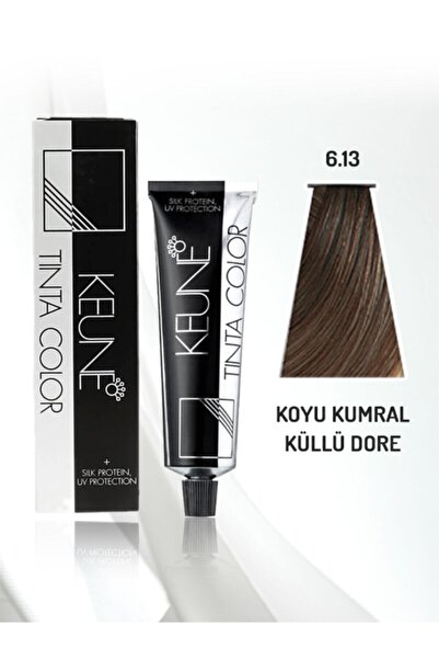 Keune Tinta Color Saç Boyası 60ml | No - 6.13 Uc Koyu Kumral Küllü Dore