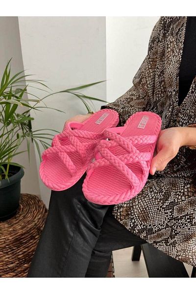 Behtah Kundura Non-Slip Sole Soft Flexible Slippers Beach Sea Pool Bathroom Daily Slippers