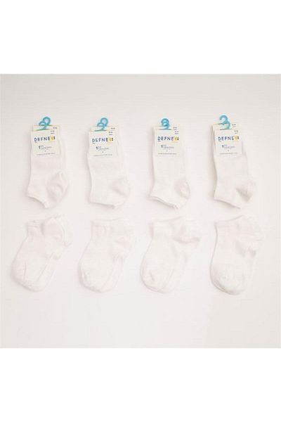 ÇamaşırcımShop 12 чифта едноцветни чорапи с ботуши за момичета