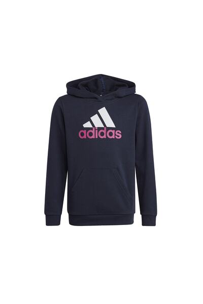 adidas سويت شيرت كاجوال بغطاء رأس للأطفال من U Bl 2 IB8773 باللون الأسود