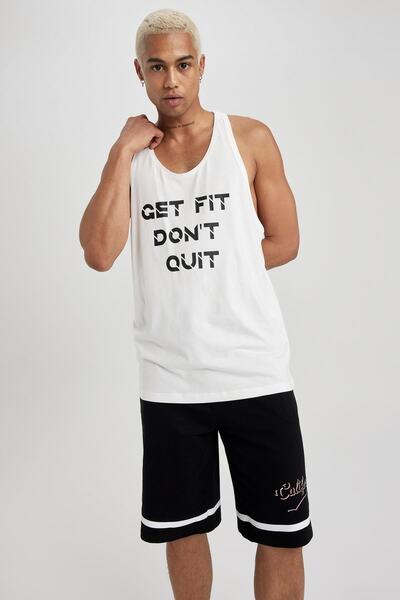 DeFacto Crew Neck Slim Fit Cotton Tank Top - A7157ax23sm