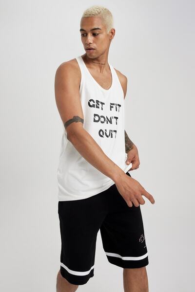 DeFacto Crew Neck Slim Fit Cotton Tank Top - A7157ax23sm