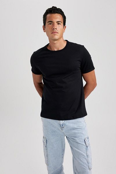 DeFacto Regular Fit Crew Neck Short Sleeve T-Shirt B1386ax23hs