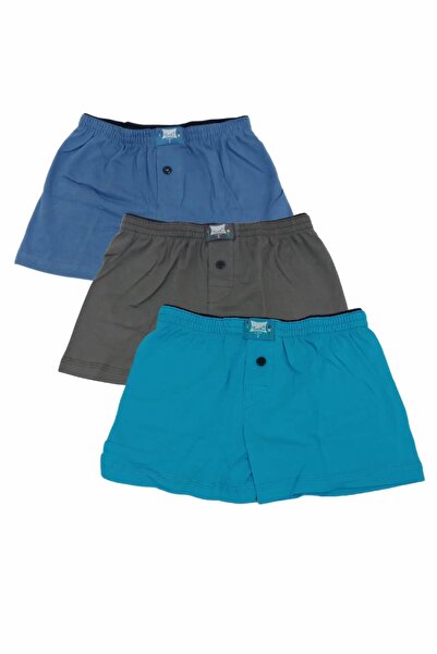 ÇamaşırcımShop Tutku 3'lü Paket Havlu Bel %100 Pamuk Erkek Çocuk Boxer