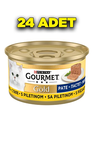Gourmet Gold Kıyılmış Tavuklu Konserve Kedi Maması 24 ADET 85 gr