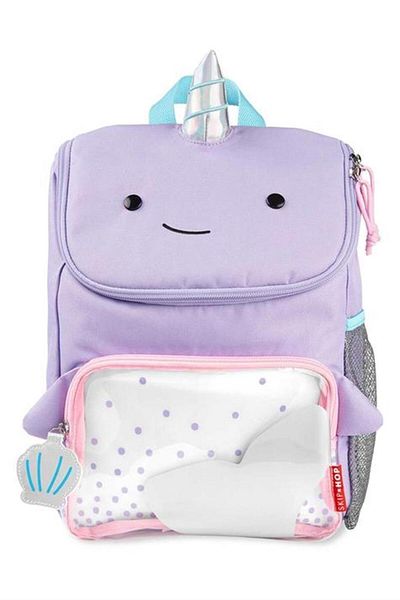 Skip Hop Rucsac de dimensiuni mari pentru copii cu model Narwhal