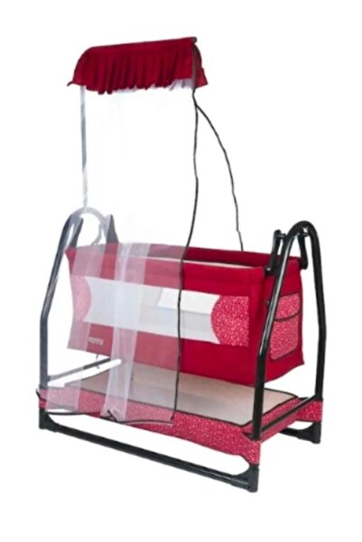 modabebekler Convers Çıtır Beşik Portatif Cibinlikli , kırmızı