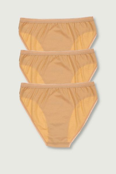 ÇamaşırcımShop Pack of 3 100% Cotton Bikini Women's Panties