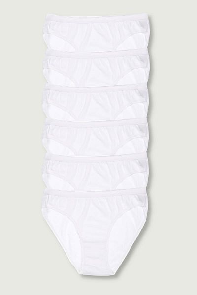 ÇamaşırcımShop 6 Pack Women's 100% Cotton Bikini Panties