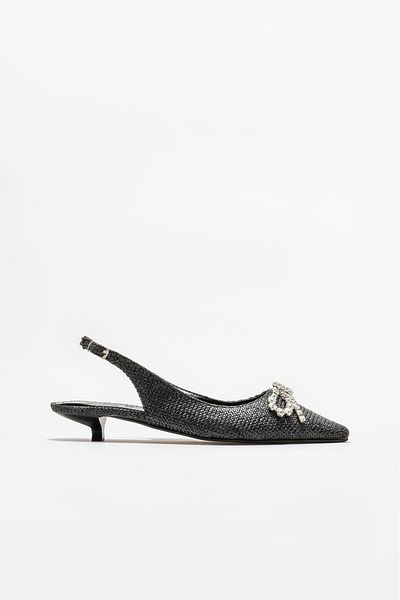 Elle Shoes Black Women's Heeled Shoes